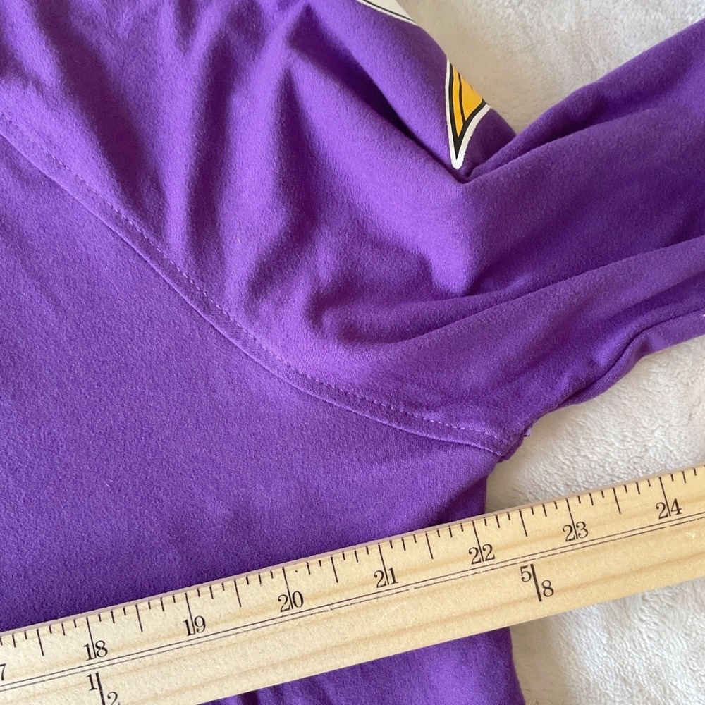 Zubaz Minnesota Vikings NFL Hoodie Mens Large Purple Yellow NWT - Picture 9 of 10